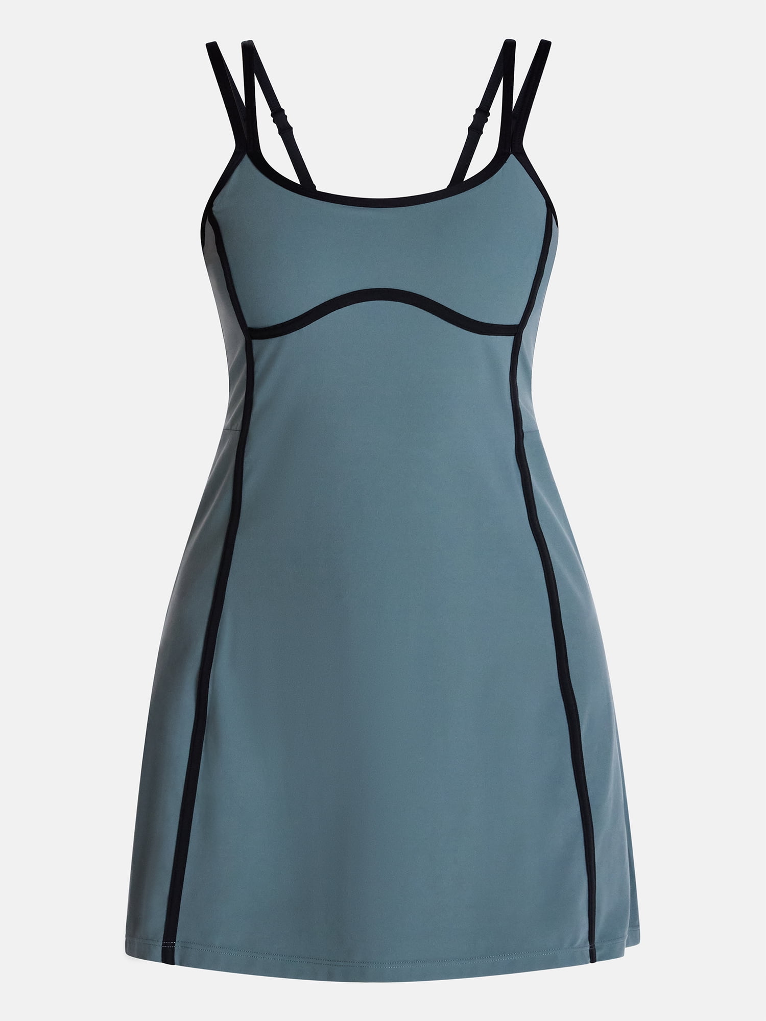 Avia Women's SoftSculpt Tipped Mini Dress, Sizes XS-XXXL