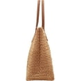 thumbnail image 2 of Straw Beach Tote Bag for Women Large Woven Shoulder Handbag Straw Bag for Summer Beach Vacation, 2 of 7