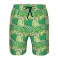 thumbnail image 3 of Fotbe Crocodile And Bush Trajes de Baño Estampados para Hombre, Shorts de Verano de Secado Rápido, Ropa de Playa, Bañadores-XX-Large, 3 of 6