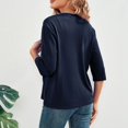 thumbnail image 4 of Kureaily Women's Lightweight Cardigan Elegant Sun Knit Sweater Soft Loose Fit Casual Cover Up Outerwear Comfortable Stretchy Sleeve Button Down Cardigan, 4 of 4