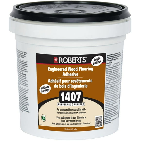 1407 Adhésif pour Plancher en Bois Manufacturé - 3.78 L