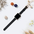 thumbnail image 6 of WFEAGL Leather Band iWatch SE Series Apple Watch Band 42mm 44mm 45mm Black/Rose Gold, 6 of 8