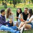 thumbnail image 4 of OUNONA 2 Sets Retirement Decorations Banners Golden Paper Decorative Party Decoration for Couples, 4 of 8
