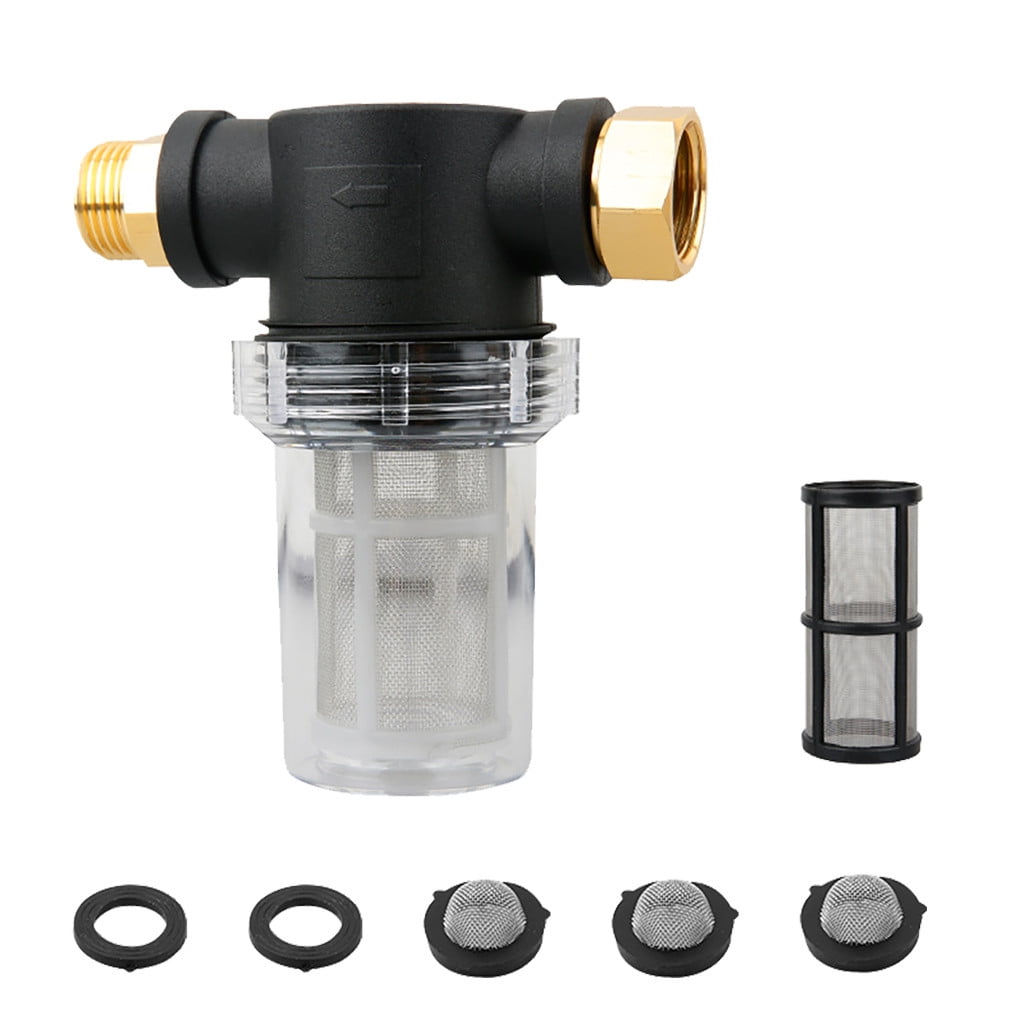 Pressure Washer Pump Inlet Water Garden Hose Filter Water Sediment Attachment Pressure Washer Pump Inlet Water Garden Hose Filter Water Sediment Attachment