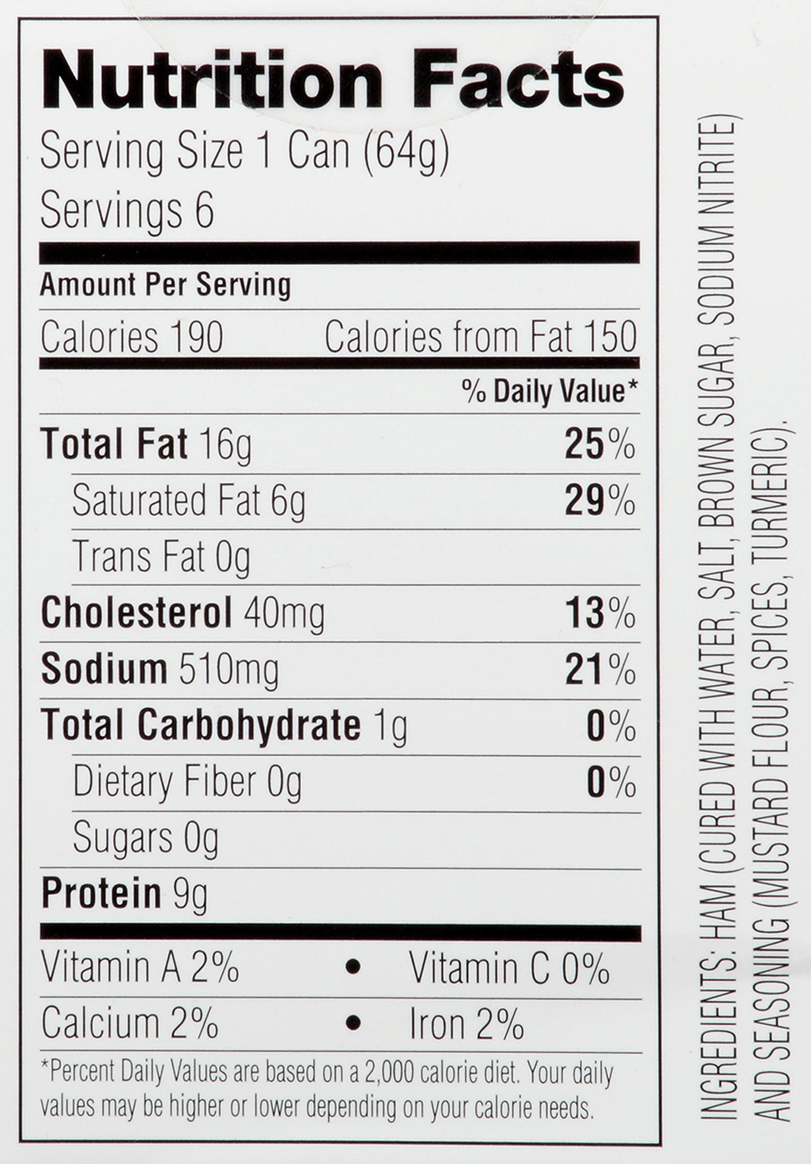 Underwood Deviled Ham Spread 6-2.25 oz. Cans