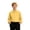 A-Yellow155, variant on JAJAHO Tween Dress Shirts Boys And Girls Plain Long Sleeve Button Down Shirts, Sizes 9-16Y