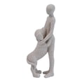 thumbnail image 2 of Figura de hombre con perro, estatua, escultura de vínculo emocional, accesorios para amantes de las mascotas Gris claro, 2 of 9