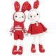 thumbnail image 3 of de para principiantes hecho a mano, paquete de inicio de muñeca de conejo, artesanal, animal de peluche, todo en , aprender Rojo BLESIY equipos de ganchillo, 3 of 8