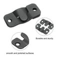 thumbnail image 3 of Uxcell 8 Pcs Soporte de Montaje Empotrado, Gancho para Marco de Foto Interconectable de 50 x 19 mm para Colgar Cabeceros, Negro, 3 of 5