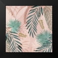 thumbnail image 2 of Kouta, Flora 12x12 Black Modern Framed Museum Art Print Titled - Vintage Palms I, 2 of 5