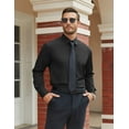 thumbnail image 6 of COOFANDY Mens Dress Shirts Wrinkle Free Long Sleeve Button Down Shirt Formal Business Shirts, 6 of 7