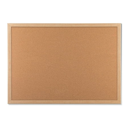 U Brands Cork Bulletin Board, 24 x 18 Inches, Birch MDF Frame - Walmart.com