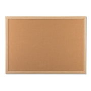 U Brands Cork Bulletin Board, 17" x 23", Birch Pattern MDF Frame,  Hanging Pin Board, Decorative, 2025U