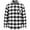 Black, variant on Girls Plaid Shirt Jacket Long Sleeve Button-Down Flannel Shacket Casual Lapel Checkered Outerwear With Chest Pocket (Pink)