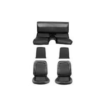 Scott Drake 66FB-S-FULL-BK 1966 Fastback Full Set Standard Upholstery - Black