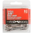 thumbnail image 2 of 3/8" Nickel Swivel Eye Bolt Snaps - 6 Pack, 2 of 2