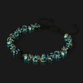 thumbnail image 2 of Sandstone Flame | Silver | Firefly Glass Macrame Bracelet, 2 of 8