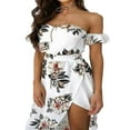 thumbnail image 1 of Robe Longue Maxi Bohème pour Femme Été Plage Soirée Cocktail Fête Robe d'Été, 1 of 6