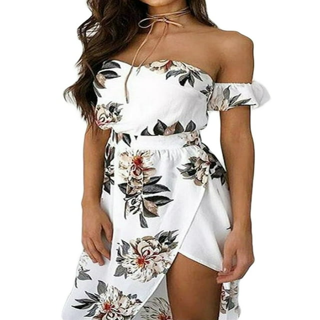 Robe Longue Maxi Bohème pour Femme Été Plage Soirée Cocktail Fête Robe d'Été
