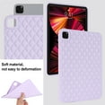 thumbnail image 7 of Back Case for iPad Pro 11 2022/2021/2020/2018, Stylish Diamond Texture Soft TPU Anti-Slip Lightweight Ultra Slim Drop Protective Shockproof Cover for iPad Air 4/Air 5, Purple, 7 of 7