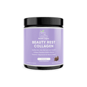 Health Logics Beauty Rest Collagen | Collagen Powder for Women for Healthy Skin, Hair, Nail, and Joint Health | Collagen Peptides Powder Supplement Types I & III | Beauty Collagen Sleep Supplement