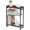 Cherry, variant on Small Side Table for Small Spaces - Slim End Table with Magazine Holder - 2 in 1 Design Narrow End Table Living Room - Skinny Bedside Table Nightstand Bedroom Thin Side Table, Cherry