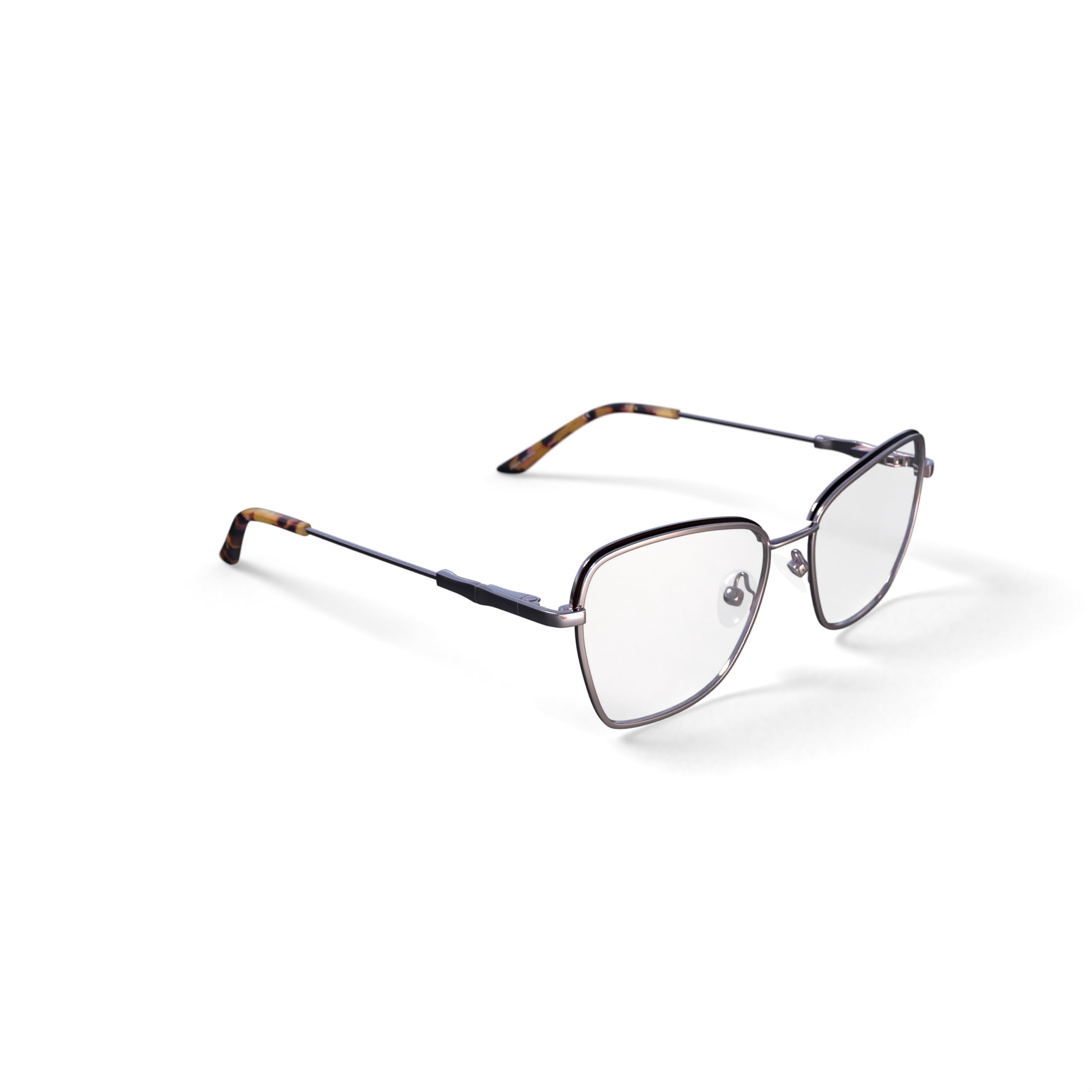 Walmart Women's Sheila Cat Eye Prescription Eyeglasses with Case, Gold