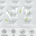 thumbnail image 6 of JERFIT 12 Inch Hybrid Mattress, Full Size, Medium Firm Feel, 7-Zone Support with Pocket Coils CertiPUR-US Memory Foam, Cooling Knit Cover, Edge Support, White, 6 of 9