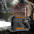 thumbnail image 5 of HUISZJ Emergency Hand Crank Radio, Solar Powered Radio Multi-Function Flashlight & SOS Alarm, Alarm Portable Weather Radio AM/FM/WB Radio for Outdoor Camping Emergency, 5 of 10