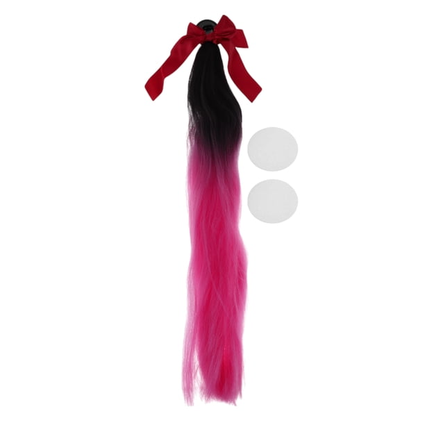 Accesorios para Casco de Motocicleta Decoración Lazo Coleta para Cascos de Motocicleta Bicicleta Esquí Negro Rosa Rojo Seda de Alta Temperatura Pegamento PU 1 Juego