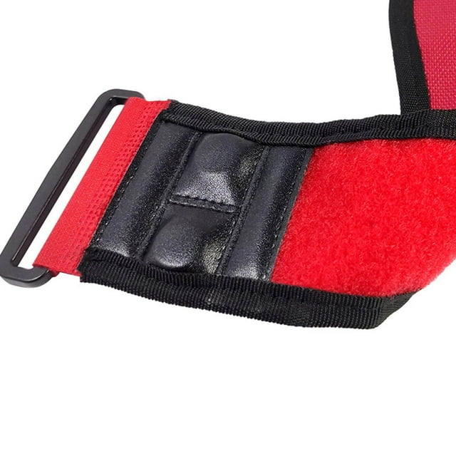 Golf Rangefinder Strap Magnetic Range Finder Device Bar Rail Adjustable Slim Easily Red No Hole