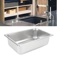 thumbnail image 1 of Stainless Steel Sink, 40mm Drain Port Single Bowl Kitchen Sink  for Boat for RV for Bathroom, 1 of 7
