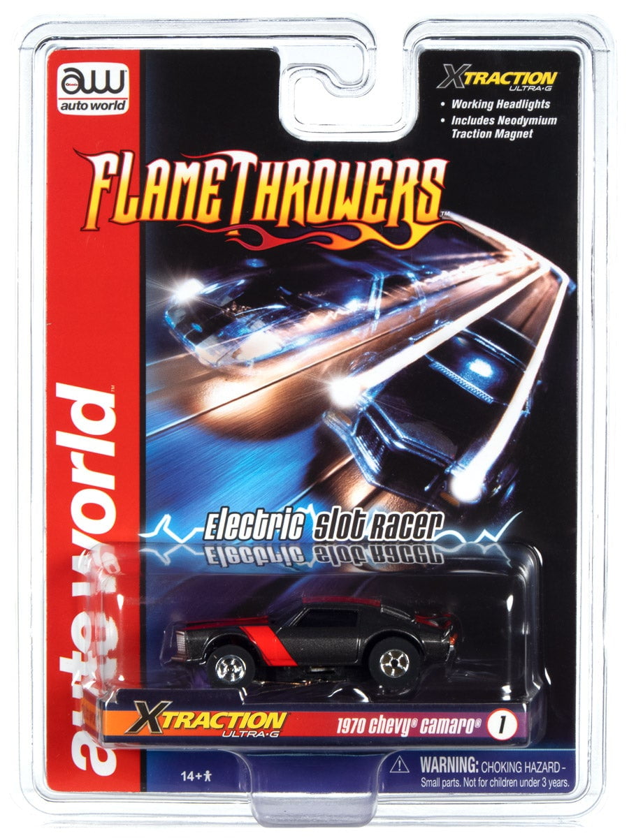 AURORA TJet Lighted Flamethrower NOS Slotcar Chassis Johnny Lightning auto world 