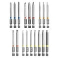 thumbnail image 5 of 18PCS 75mm Extended Slotted Trox Cross Screwdriver Bits Magnetic Batch Head, 5 of 10