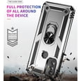 thumbnail image 2 of for Moto G Play 2023 Case, Moto G Play 2023 Phone Case with HD Screen Protector, Military Grade Protective Cases with Ring for Moto G Play 2023 (Silver), 2 of 12