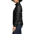 thumbnail image 3 of Eddie Bauer Ladies' Chevron Quilted Down Jacket - 1613872 (Medium, Black), 3 of 5