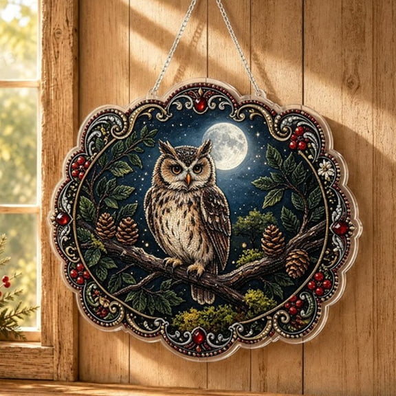 Round Pearl Art DIY Kit - Welcome Hanging Door Sign 3D Pearl Rhinestone Bead Painting Craft Sets Round Wall Ornament Home Decor Art Gifts Adults Beginners Wall Decoration