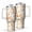 Corgi Dog-1, variant on OBREWU Corgi Dog and Flower Florals Tumbler with Handle and Lid,Corgi Dog and Flower Florals 40oz Double Wall Vacuum Insulated Tumbler,Cups Gift for Women and Men