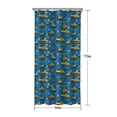 thumbnail image 5 of Cartoon Construction Vehicles Barriers Blue Pattern Shower Curtain 36"x72" ,Bathroom Decorative Shower Curtains Set with 12 Hooks,Modern Waterproof Washable Shower Curtain, 5 of 6