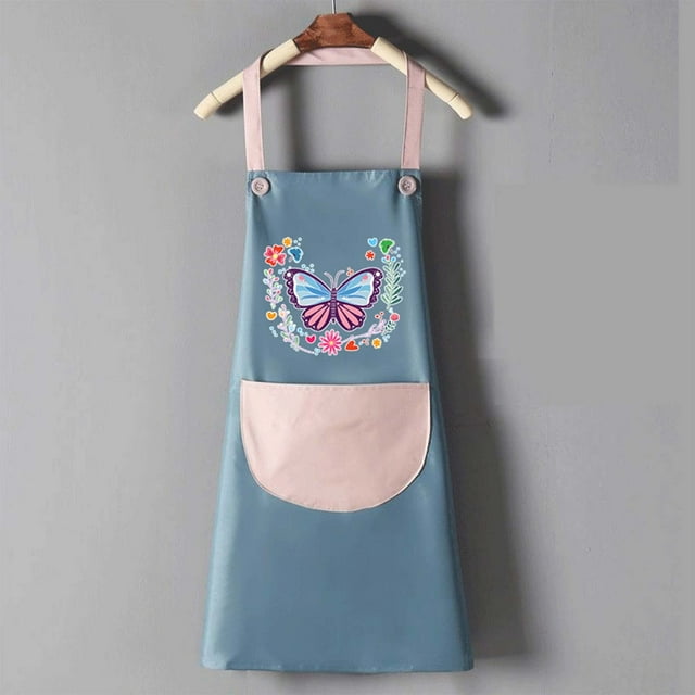 Long Sleeved Children's Apron Bib Drawing Dining Easy To Wash