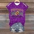 thumbnail image 3 of Womens Casual Fashion Printed Crew Neck Short Sleeve Pullover T Shirt, 3 of 5