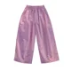 thumbnail image 5 of Pantalones informales para niñas, pantalones largos sueltos a prueba de mosquitos de pierna ancha fina de verano para niños, ropa para bebés y niñas, 5 of 5