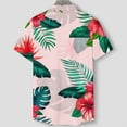 thumbnail image 5 of HAPIMO Loose Hawaiian Beach Shirts for Men Clearance Fashion Tees Floral Graphic Teens Tops Short Sleeve Turndown Collar Lapel Button Activewear Casual Relaxed Summer Black M, 5 of 5