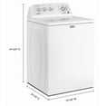 thumbnail image 2 of Maytag MVW4005SW 3.8 cu. ft. Top Load Washer, White, 2 of 6