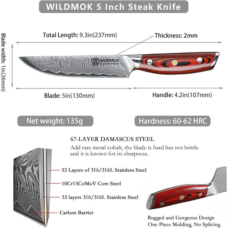 Knife Set,15 Pieces Kitchen Knife Set with Wooden Block,High Carbon  Japanese Stainless Steel Knife Block Set,Ultra Sharp, Full-Tang Design  ,Irregular