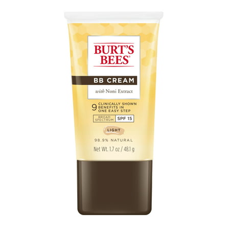 Burt's Bees BB Cream with SPF 15, Light, 1.7 (Best Drugstore Bb Cream For Dry Sensitive Skin)