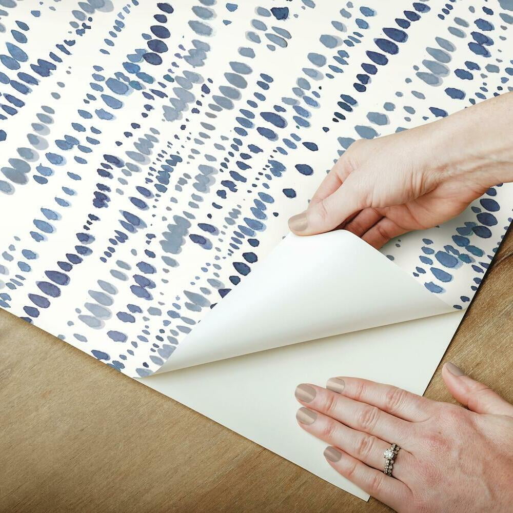 Lisa Audit Dotted Line Peel and Stick Wallpaper