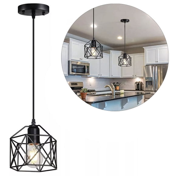 Lámpara Colgante Industrial Retro ANGGREK E26 Para Bar Tienda De Ropa Otros