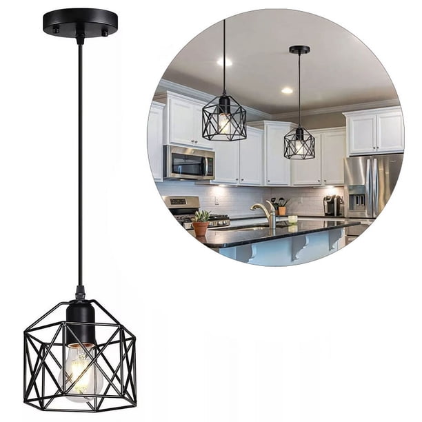 Lámpara Colgante Industrial Retro ANGGREK E26 Para Bar Tienda De Ropa Otros
