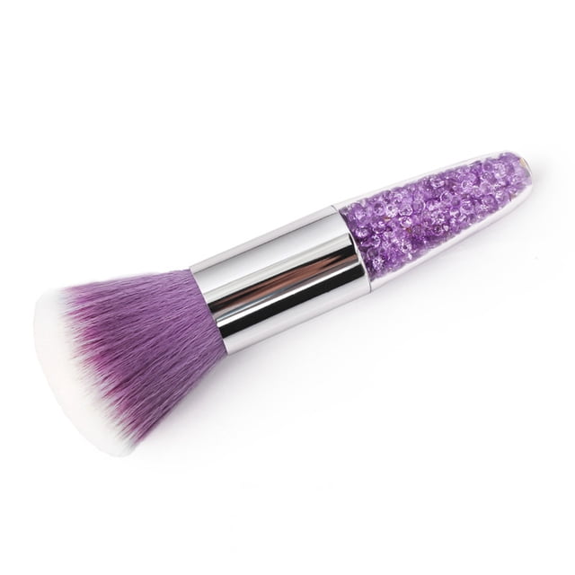 Cepillo de polvo de uñas Herramientas para uñas, cepillo para polvo, cepillo de limpieza para polvo de uñas, suave y cómodo, cerdas suaves, colorete, cepillo para polvos sueltos